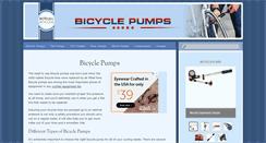 Desktop Screenshot of bicycle-pumps.com